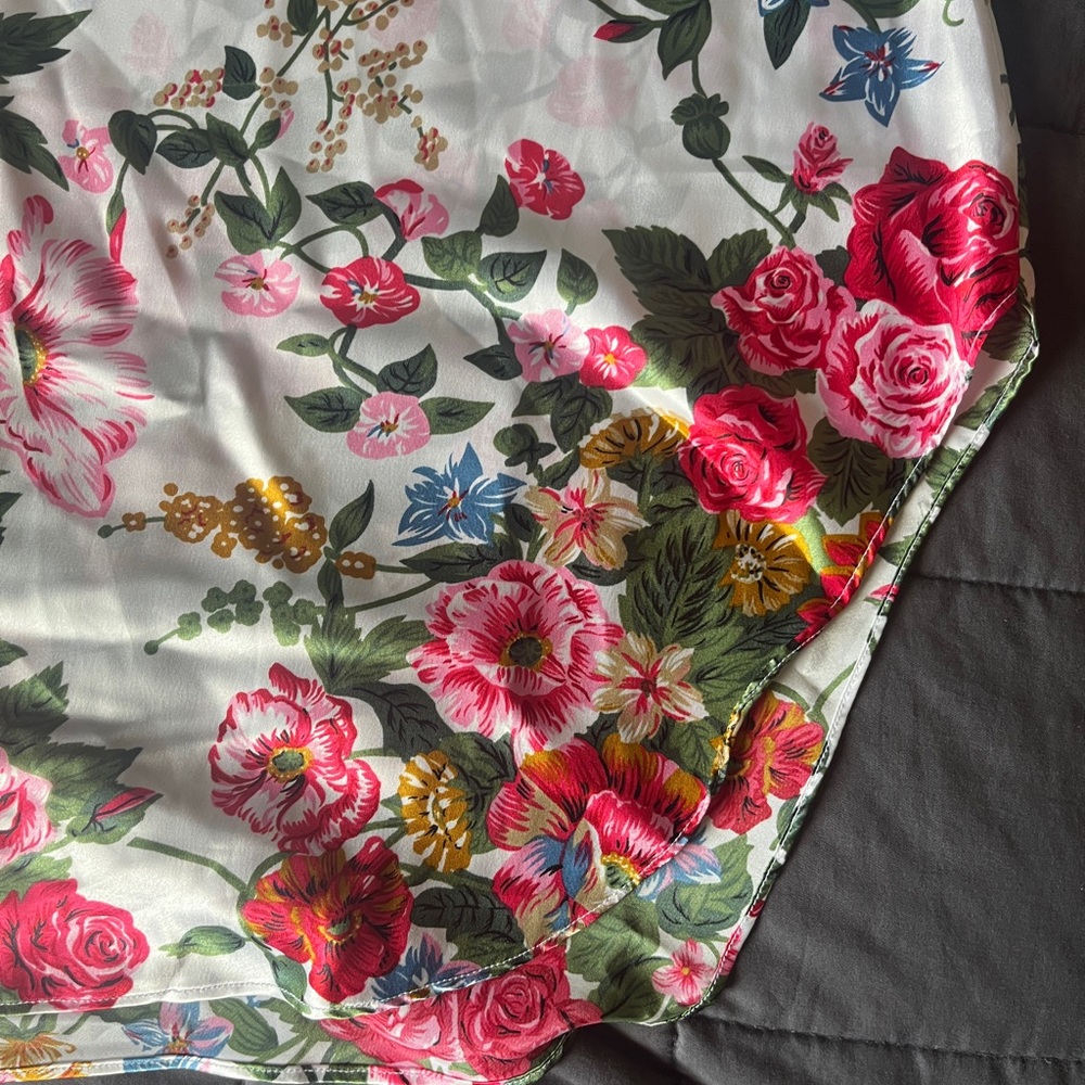 FLOWERY SLIP DRESS - Picture 11 of 11